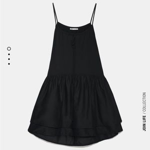 Zara ruffled dress NWT